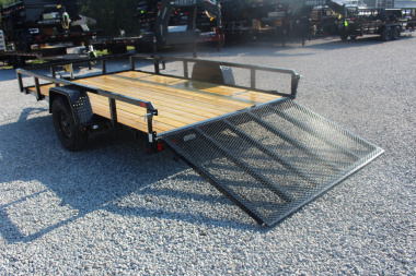 New 2025 Sure-Trac 7' x 12' Single Axle Tube Top Utility Trailer - 2990# GVW