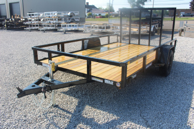New 2025 Sure-Trac 7' x 12' Single Axle Tube Top Utility Trailer - 2990# GVW