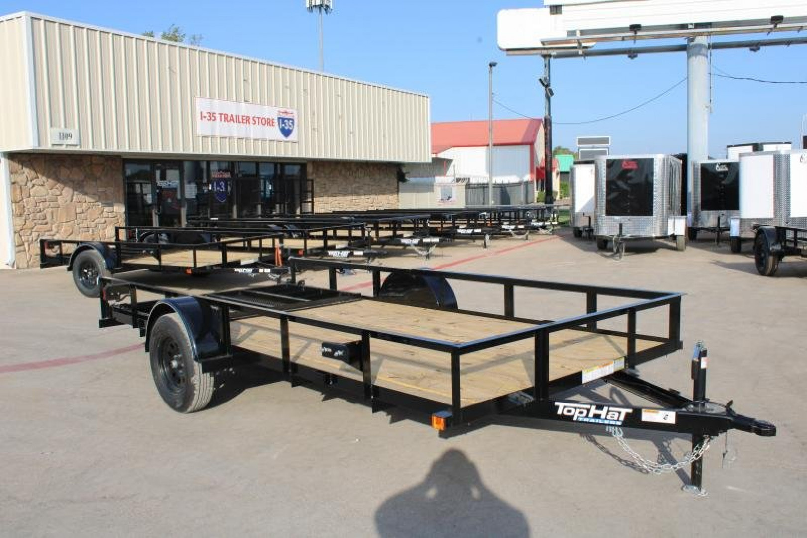 New 2025 Top Hat Trailers 14'x77" DSA Utility Trailer