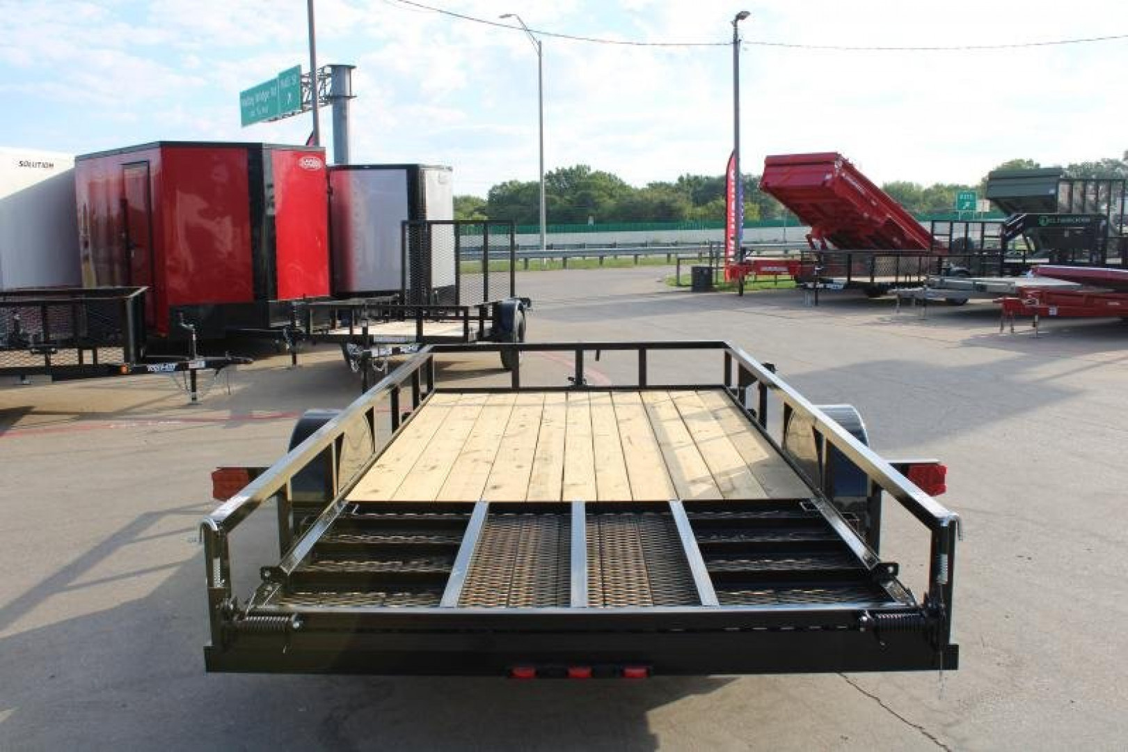 New 2025 Top Hat Trailers 14'x77" DSA Utility Trailer