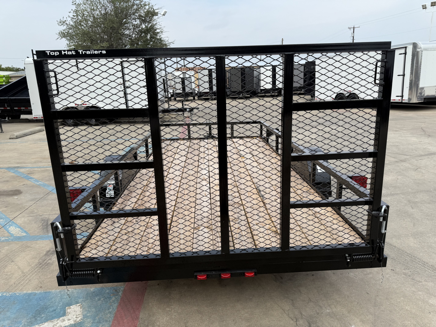 New 2025 Top Hat Trailers 14'x77" DSA Utility Trailer