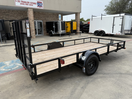 New 2025 Top Hat Trailers 14'x77" DSA Utility Trailer