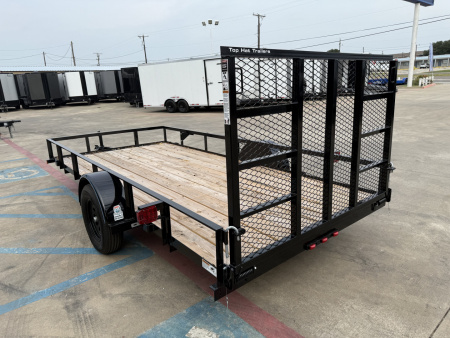 New 2025 Top Hat Trailers 14'x77" DSA Utility Trailer