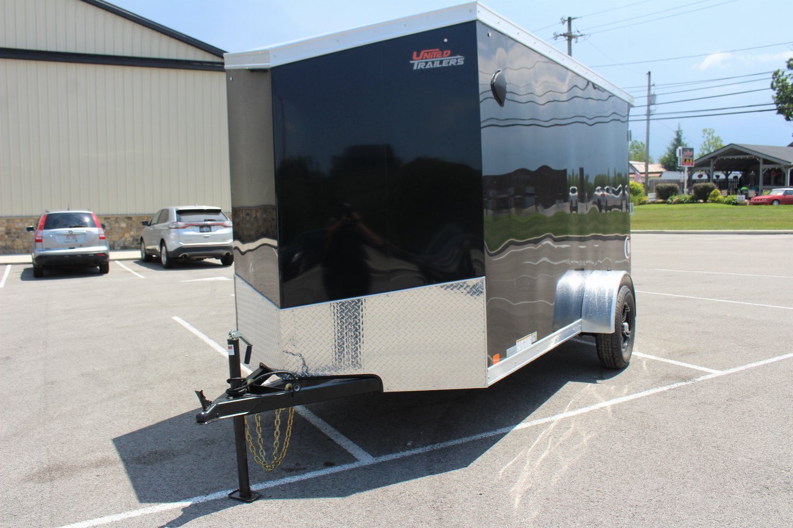 New 2025 United UJ 6' x 12' Enclosed Cargo Trailer - 2990# GVW - RAMP DOOR - 6.5' INTERIOR HEIGHT