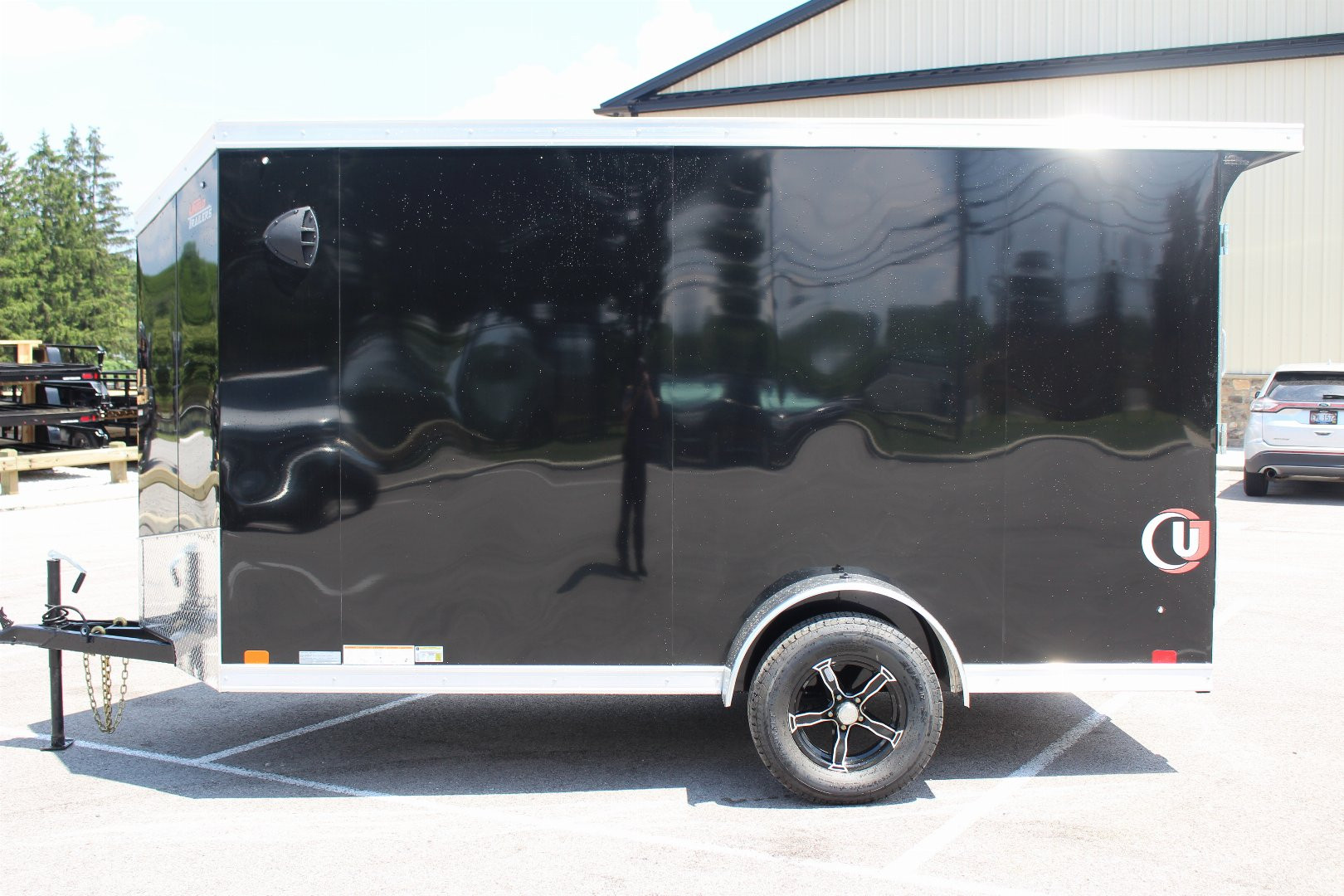 New 2025 United UJ 6' x 12' Enclosed Cargo Trailer - 2990# GVW - RAMP DOOR - 6.5' INTERIOR HEIGHT