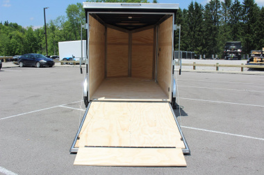 New 2025 United UJ 6' x 12' Enclosed Cargo Trailer - 2990# GVW - RAMP DOOR - 6.5' INTERIOR HEIGHT