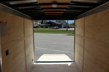 New 2025 United UJ 6' x 12' Enclosed Cargo Trailer - 2990# GVW - RAMP DOOR - 6.5' INTERIOR HEIGHT