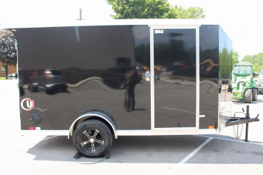 New 2025 United UJ 6' x 12' Enclosed Cargo Trailer - 2990# GVW - RAMP DOOR - 6.5' INTERIOR HEIGHT