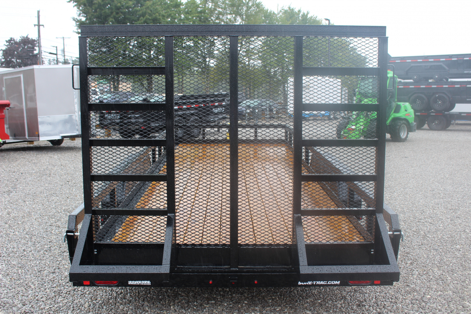 New 2025 Sure-Trac 7' x 20' Tandem Axle Tube Top Landscape Utility Trailer - 10,000# GVW