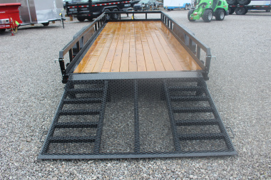 New 2025 Sure-Trac 7' x 20' Tandem Axle Tube Top Landscape Utility Trailer - 10,000# GVW