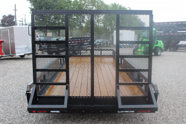 New 2025 Sure-Trac 7' x 20' Tandem Axle Tube Top Landscape Utility Trailer - 10,000# GVW