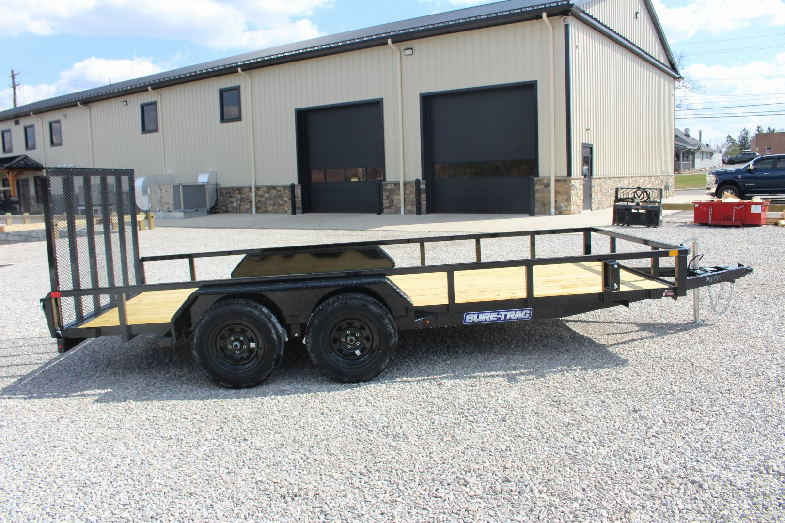 New 2025 Sure-Trac 7' x 16' Tandem Axle Tube Top Utility Trailer - 7000# GVW