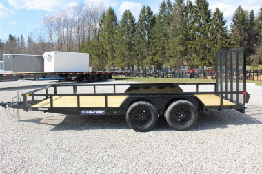New 2025 Sure-Trac 7' x 16' Tandem Axle Tube Top Utility Trailer - 7000# GVW