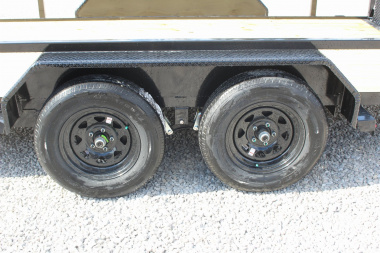 New 2025 Sure-Trac 7' x 16' Tandem Axle Tube Top Utility Trailer - 7000# GVW