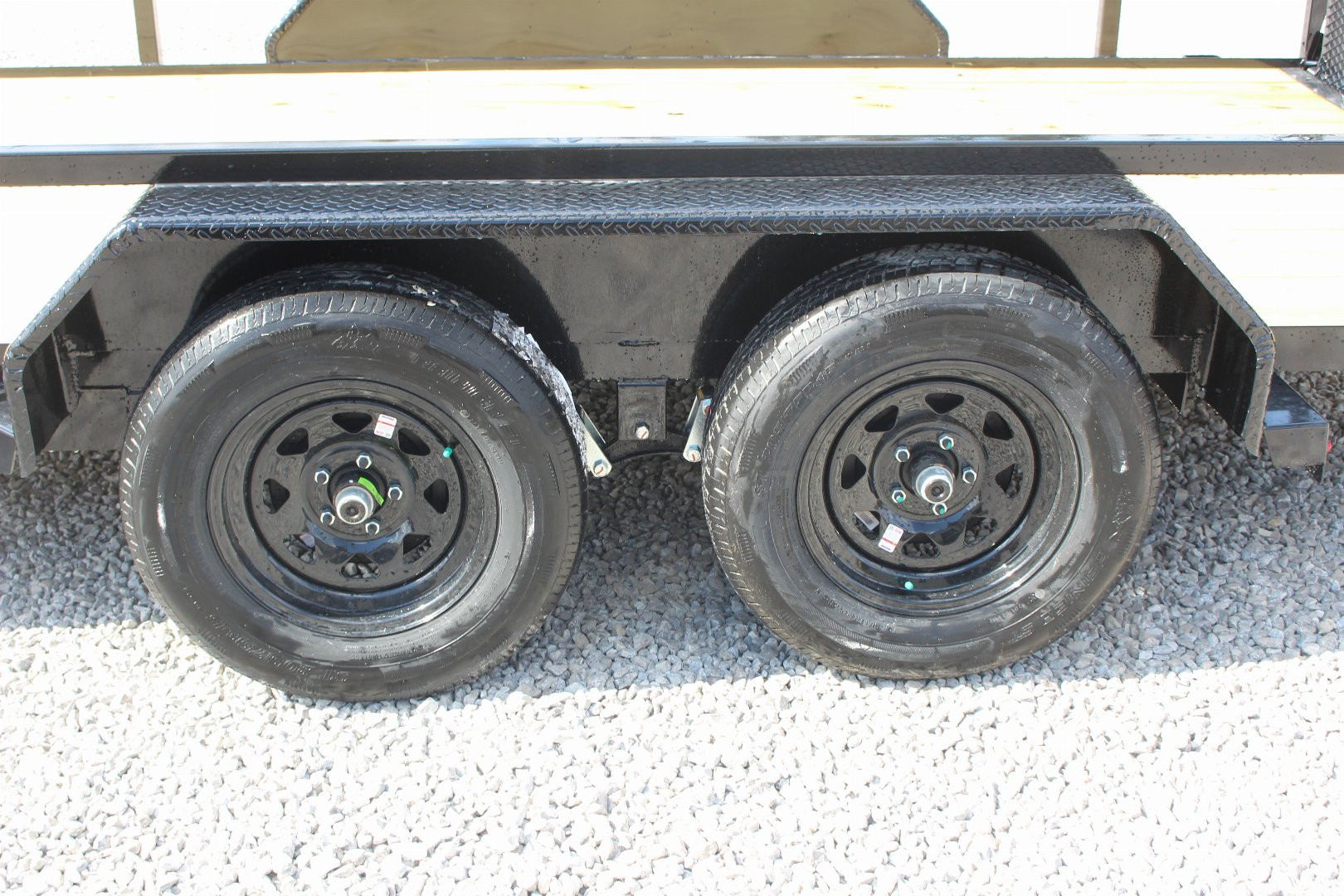 New 2025 Sure-Trac 7' x 16' Tandem Axle Tube Top Utility Trailer - 7000# GVW