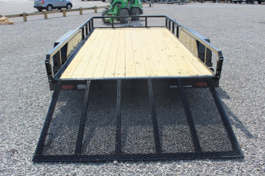 New 2025 Sure-Trac 7' x 16' Tandem Axle Tube Top Utility Trailer - 7000# GVW