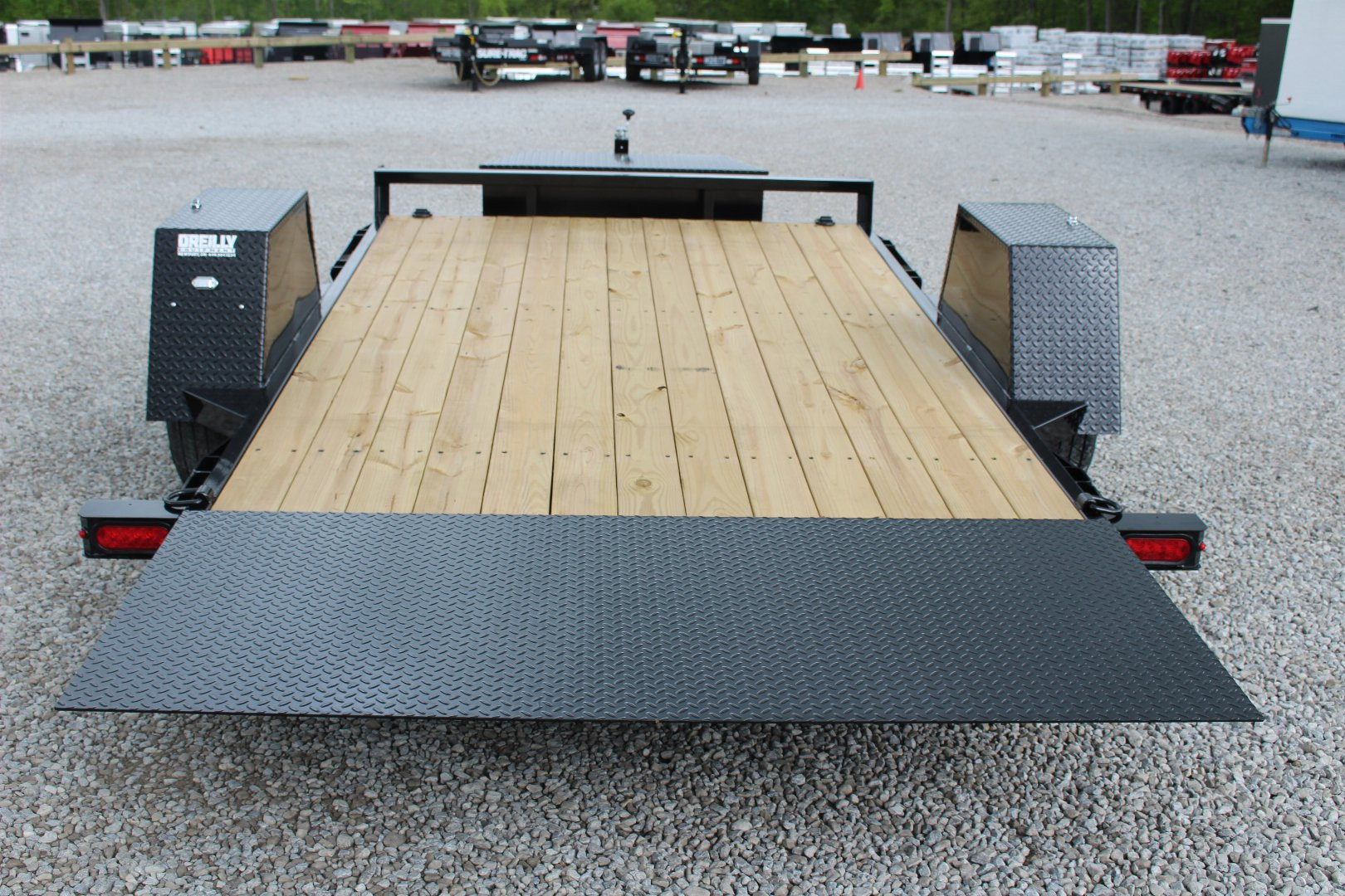 New 2025 Sure-Trac 6' 6" x 12' Gravity Tilt Equipment Trailer - 7800# GVW