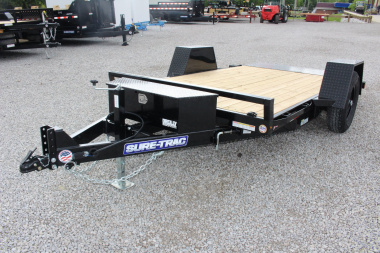 New 2025 Sure-Trac 6' 6  x 12' Gravity Tilt Equipment Trailer - 7800# GVW