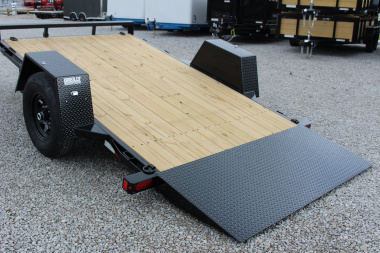 New 2025 Sure-Trac 6' 6" x 12' Gravity Tilt Equipment Trailer - 7800# GVW