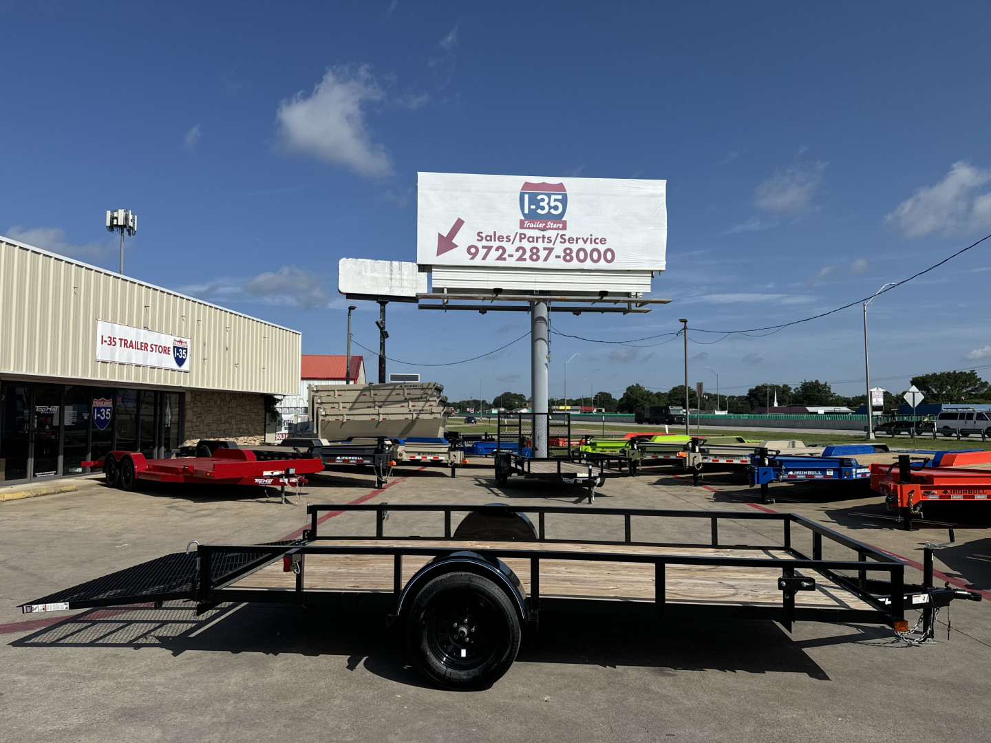 New 2025 Top Hat Trailers 14x77" DSA Utility Trailer