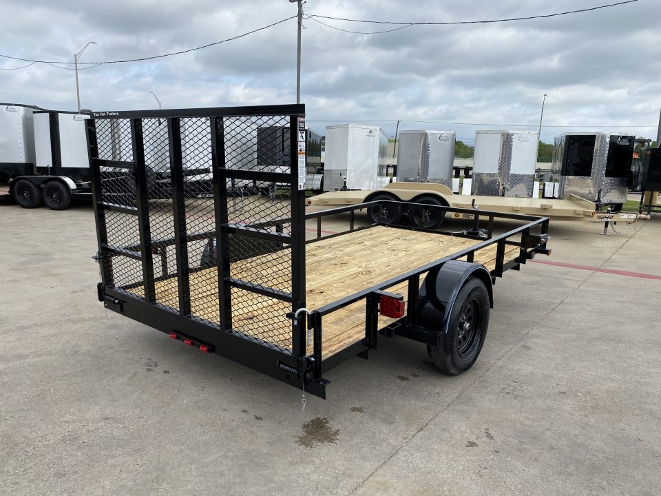 New 2025 Top Hat Trailers 12x77" DSA  Utility Trailer