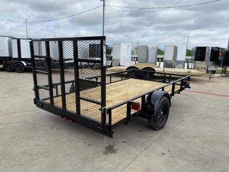 New 2025 Top Hat Trailers 12x77" DSA  Utility Trailer