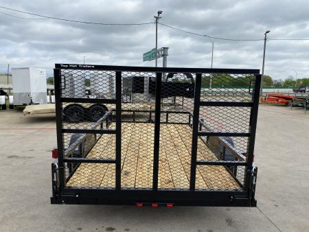 New 2025 Top Hat Trailers 12x77" DSA  Utility Trailer