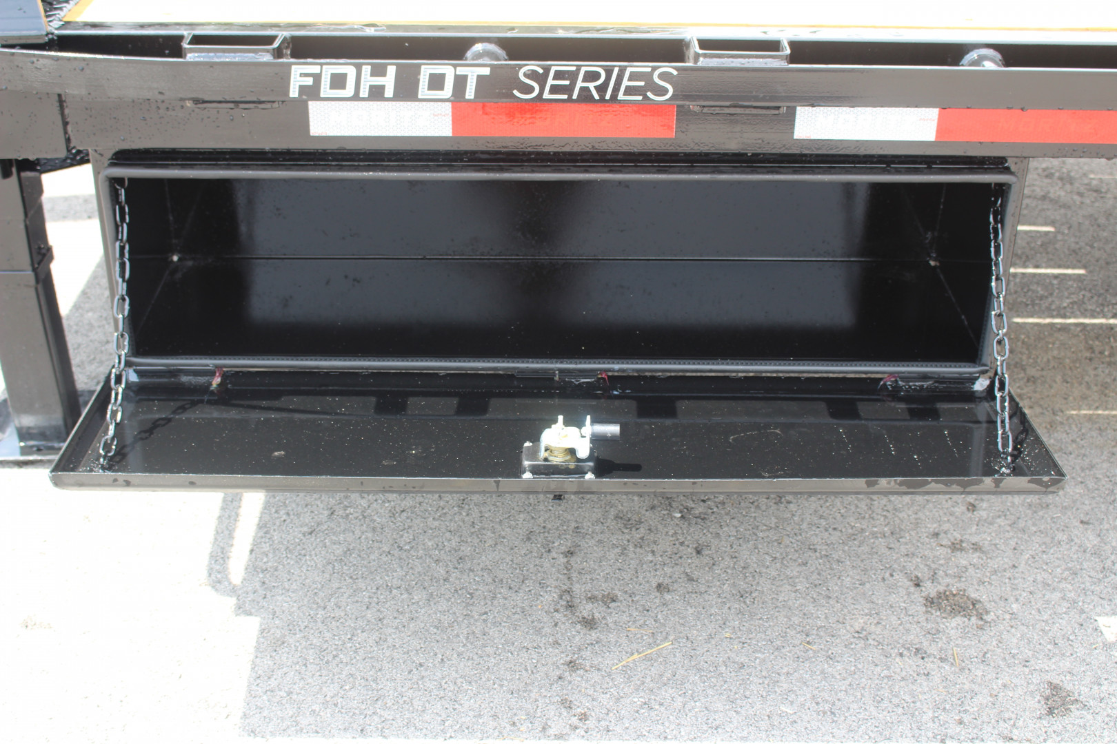 New 2025 Moritz FDGH DT 20' + 5' GOOSENECK Deckover Flatbed Trailer- Full Width Aluminum Ramps- 25900# GVW