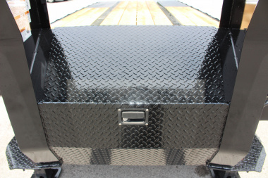 New 2025 Moritz FDGH DT 20' + 5' GOOSENECK Deckover Flatbed Trailer- Full Width Aluminum Ramps- 25900# GVW
