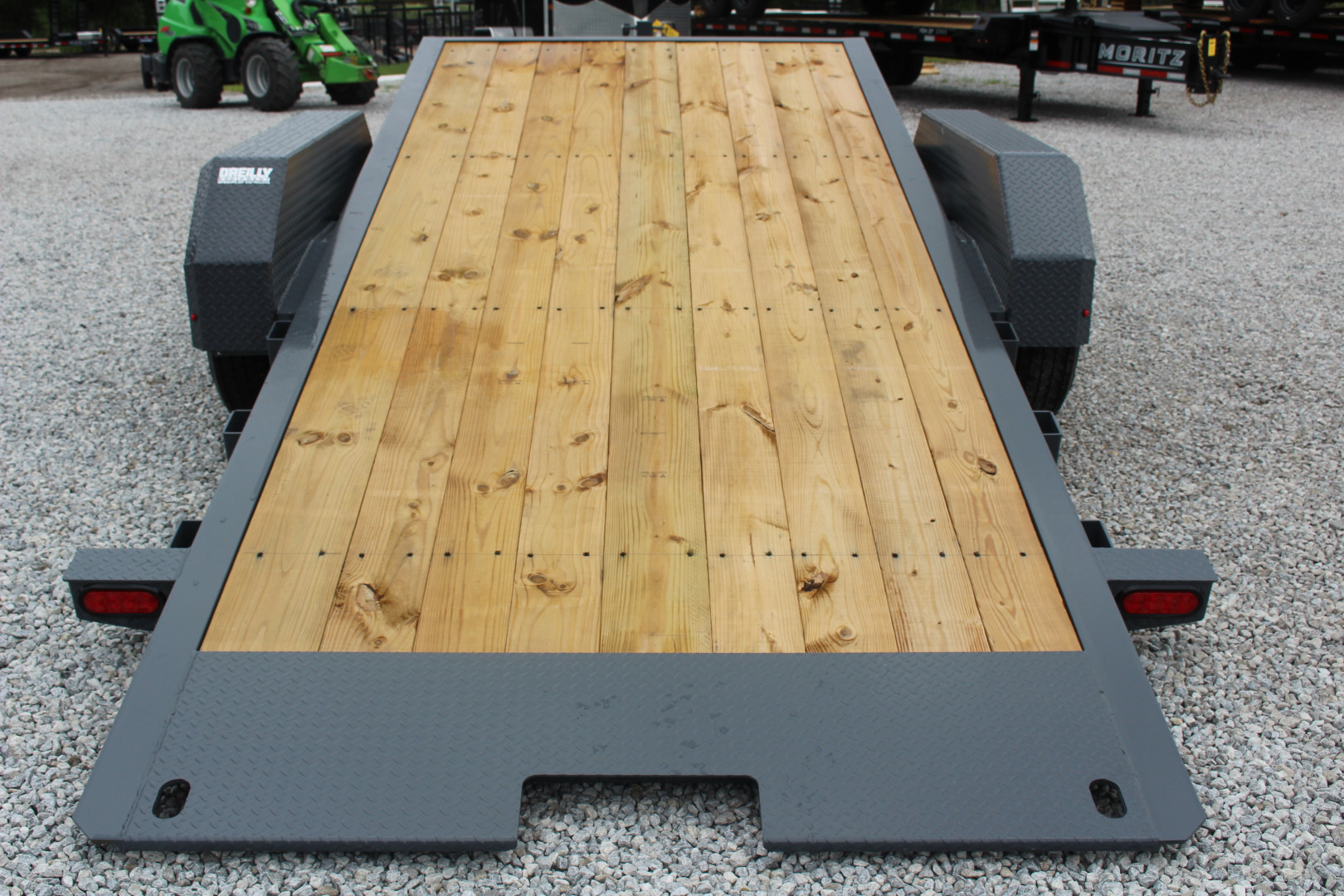 New 2025 Moritz 7' x 16' + 6' Low Pro - Gravity Tilt - Tilt Trailer - 14000# GVW