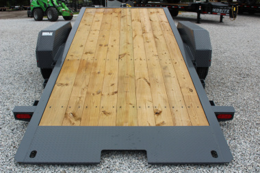 New 2025 Moritz 7' x 16' + 6' Low Pro - Gravity Tilt - Tilt Trailer - 14000# GVW