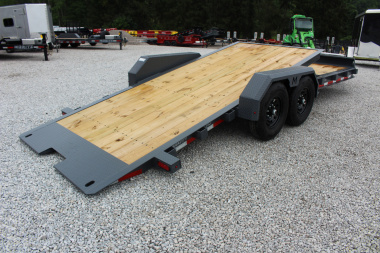 New 2025 Moritz 7' x 16' + 6' Low Pro - Gravity Tilt - Tilt Trailer - 14000# GVW