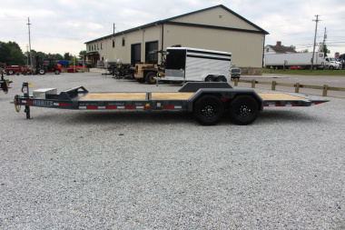 New 2025 Moritz 7' x 16' + 6' Low Pro - Gravity Tilt - Tilt Trailer - 14000# GVW