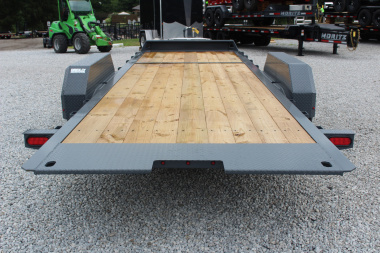 New 2025 Moritz 7' x 16' + 6' Low Pro - Gravity Tilt - Tilt Trailer - 14000# GVW