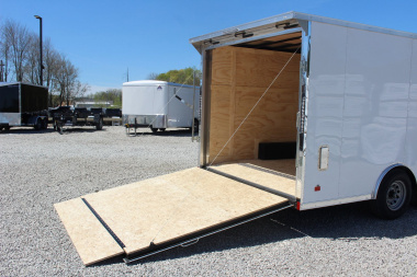 New 2025 Darkhorse Cargo DWRK 8.5' x 18' Flat Front Enclosed Cargo Trailer - Ramp Door - 9990#