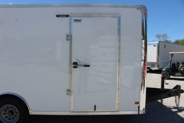 New 2025 Darkhorse Cargo DWRK 8.5' x 18' Flat Front Enclosed Cargo Trailer - Ramp Door - 9990#