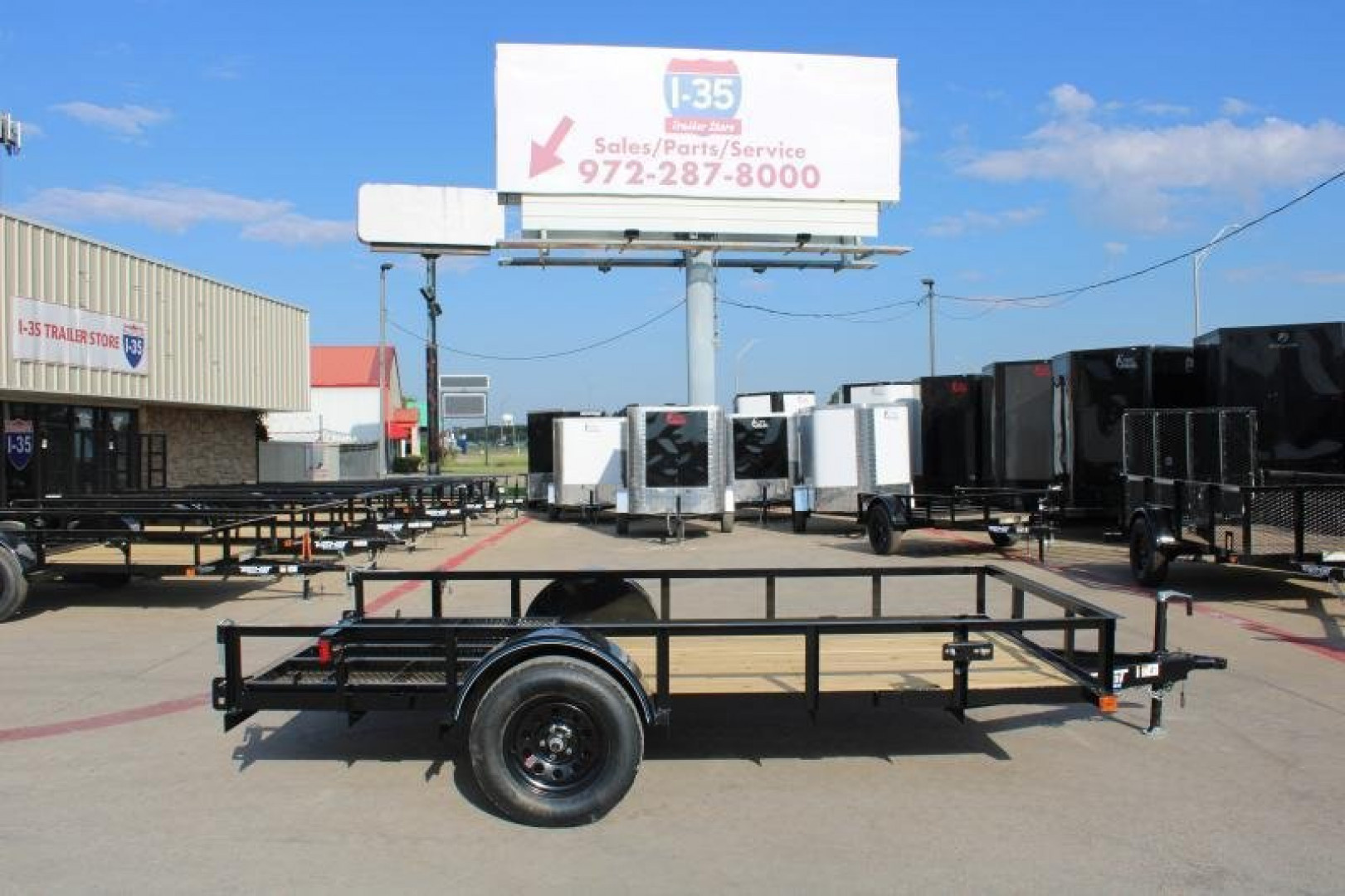 New 2025 Top Hat Trailers 12x77" DSA  Utility Trailer