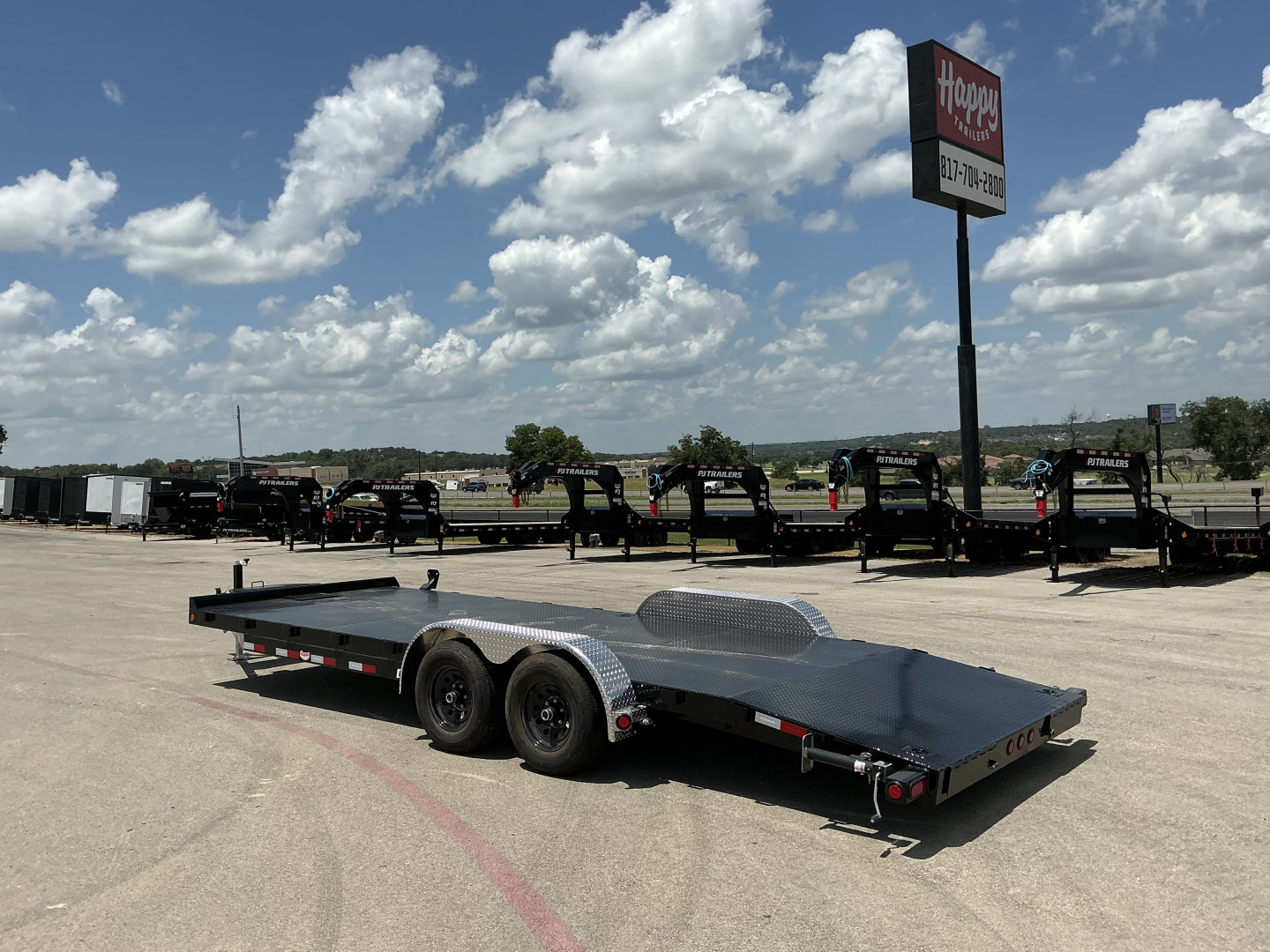 New 2026 PJ 83"x22' Steel Deck Car Hauler – CH