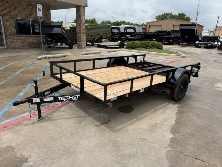 New 2025 Top Hat Trailers 12x77" DSA  Utility Trailer