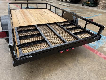 New 2025 Top Hat Trailers 12x77" DSA  Utility Trailer