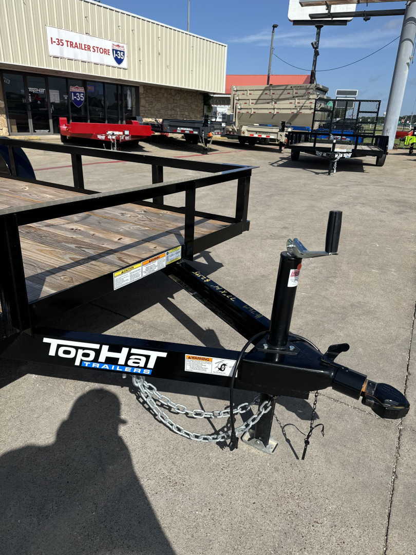 New 2025 Top Hat Trailers 14'x77" DSA Utility Trailer