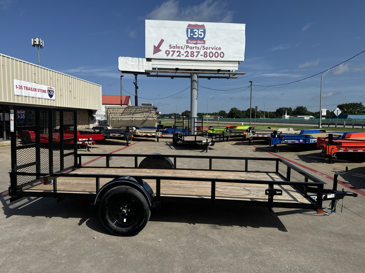 New 2025 Top Hat Trailers 14'x77" DSA Utility Trailer
