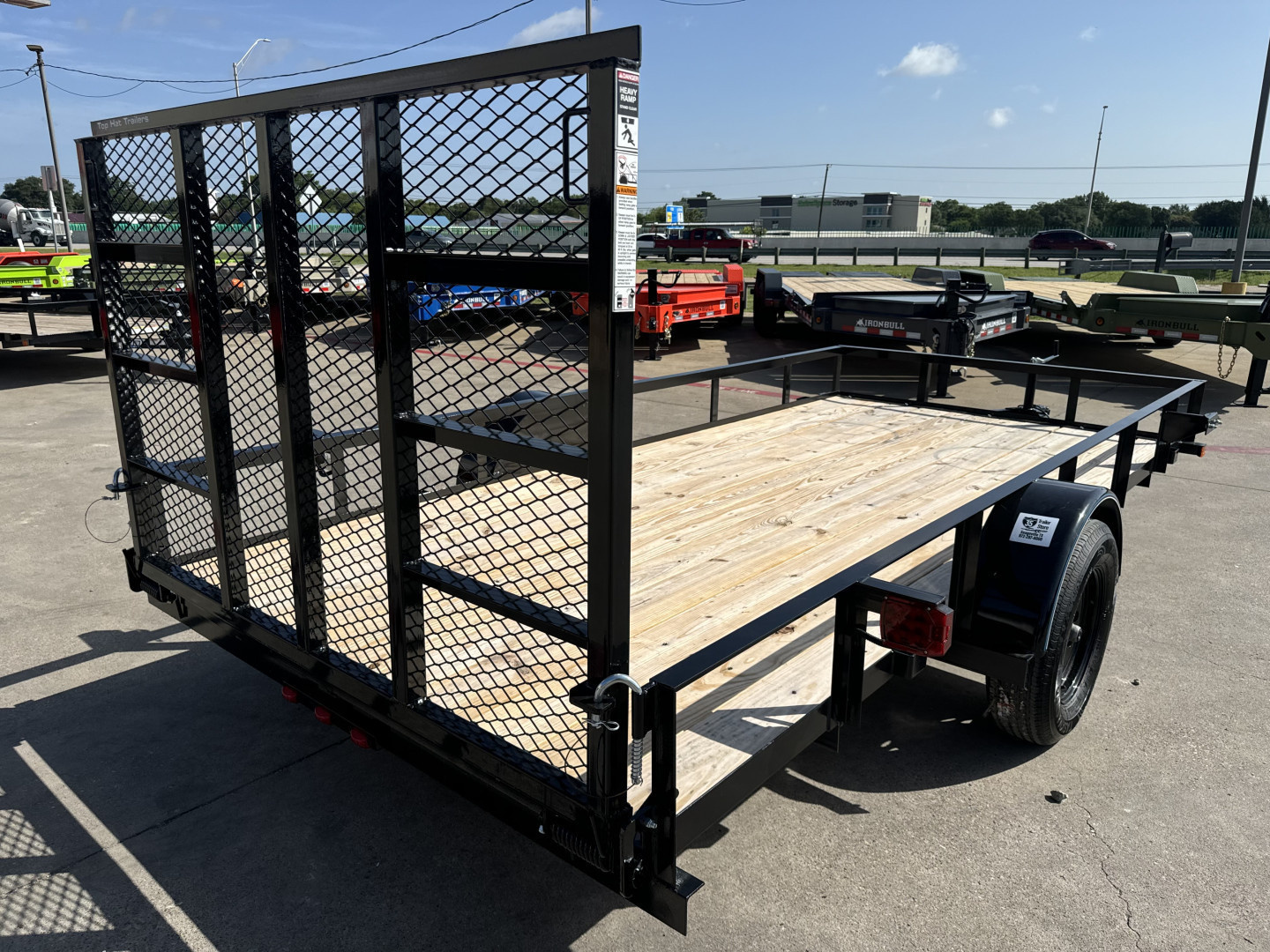New 2025 Top Hat Trailers 14'x77" DSA Utility Trailer