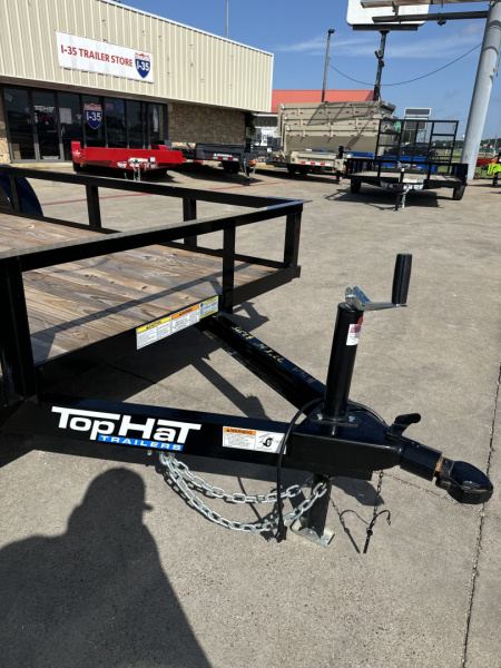 New 2025 Top Hat Trailers 14'x77" DSA Utility Trailer