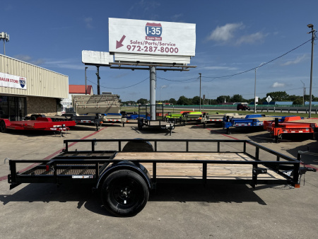New 2025 Top Hat Trailers 14'x77" DSA Utility Trailer