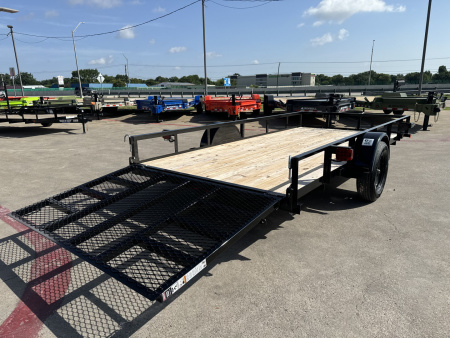 New 2025 Top Hat Trailers 14'x77" DSA Utility Trailer