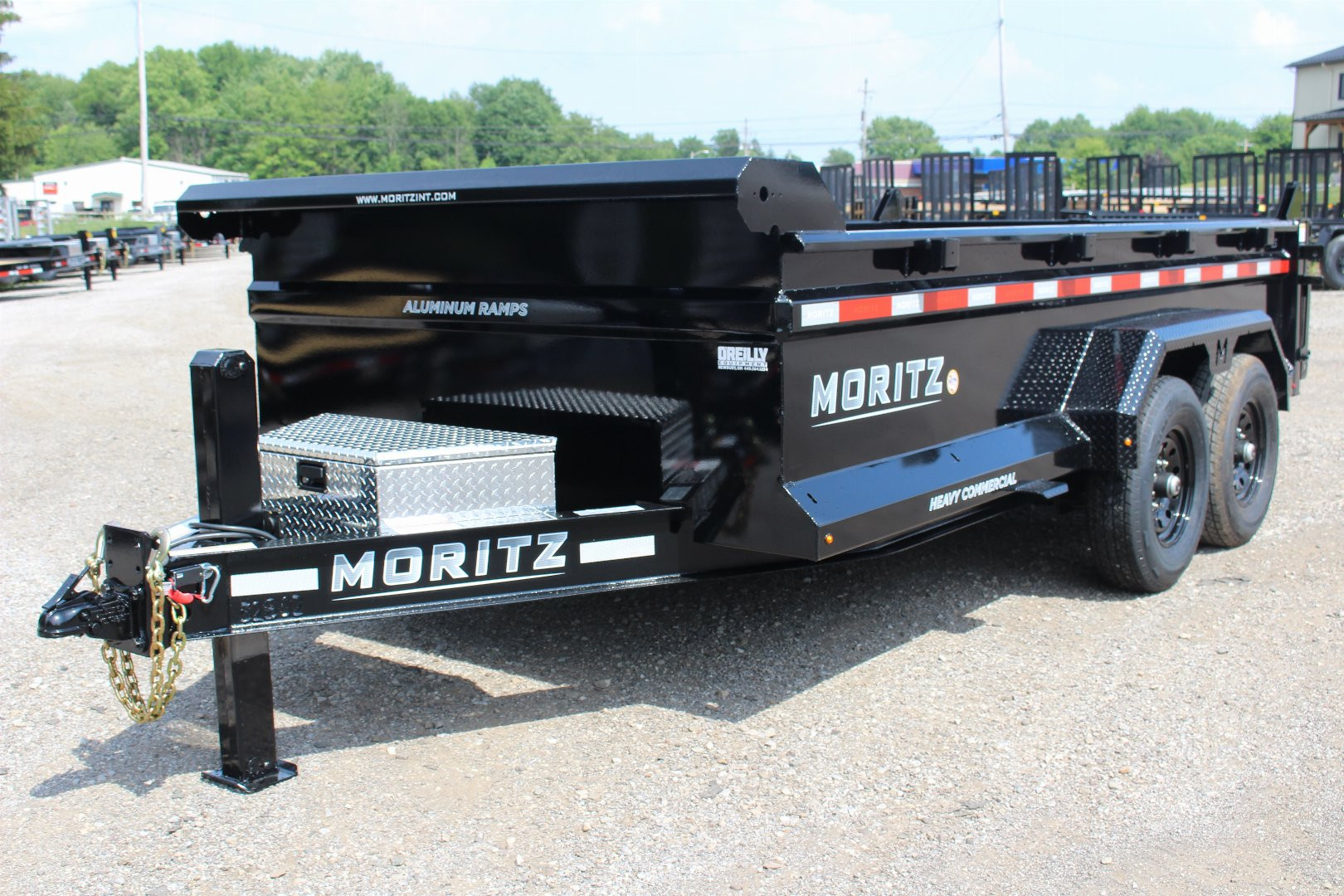 New 2025 Moritz 6' 10" x 14' Heavy Commercial DLH Series Dump Trailer - 14000# GVW