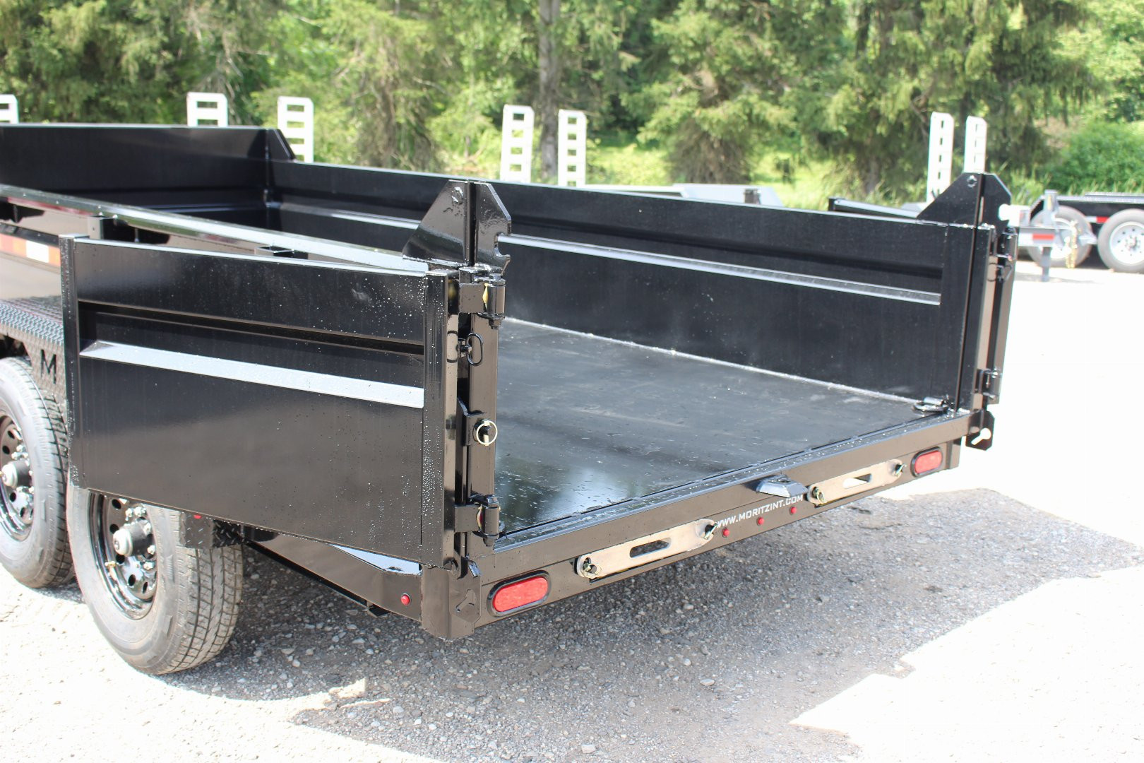 New 2025 Moritz 6' 10" x 14' Heavy Commercial DLH Series Dump Trailer - 14000# GVW