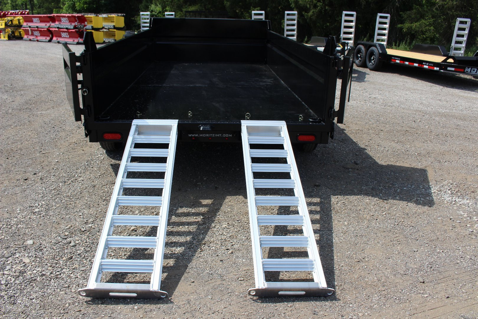 New 2025 Moritz 6' 10" x 14' Heavy Commercial DLH Series Dump Trailer - 14000# GVW