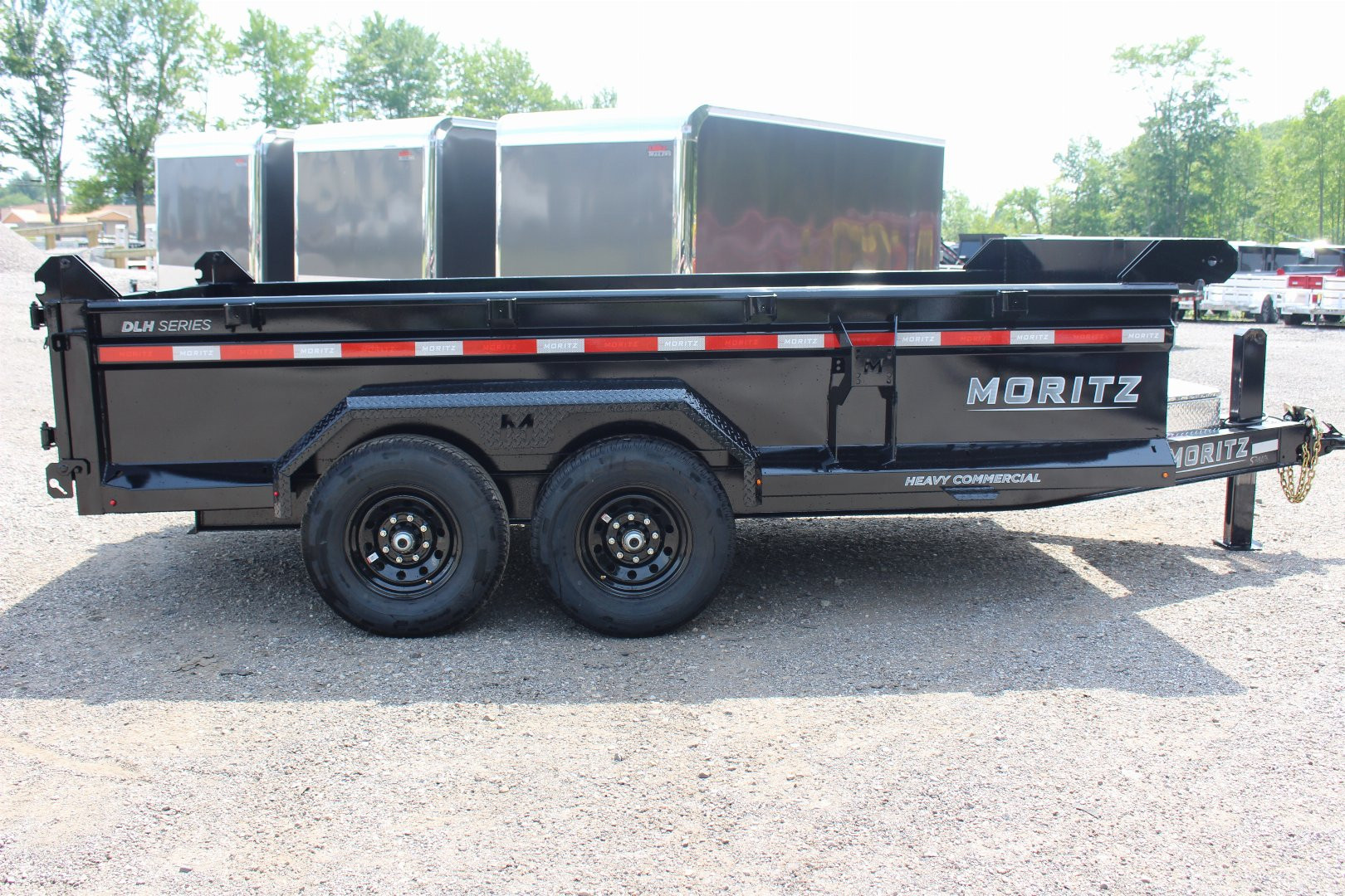 New 2025 Moritz 6' 10" x 14' Heavy Commercial DLH Series Dump Trailer - 14000# GVW